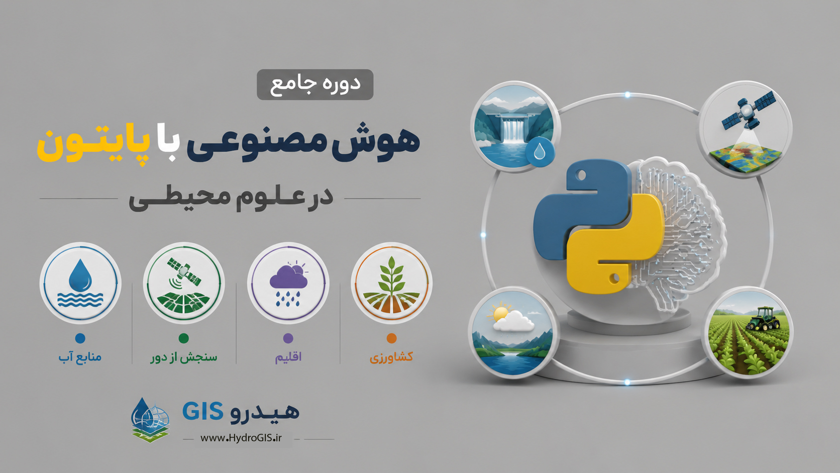 کاربرد هوش مصنوعی و پایتون در علوم محیطی